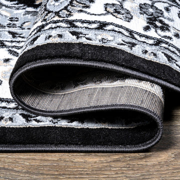 Palmette Modern Persian Floral Area Rug